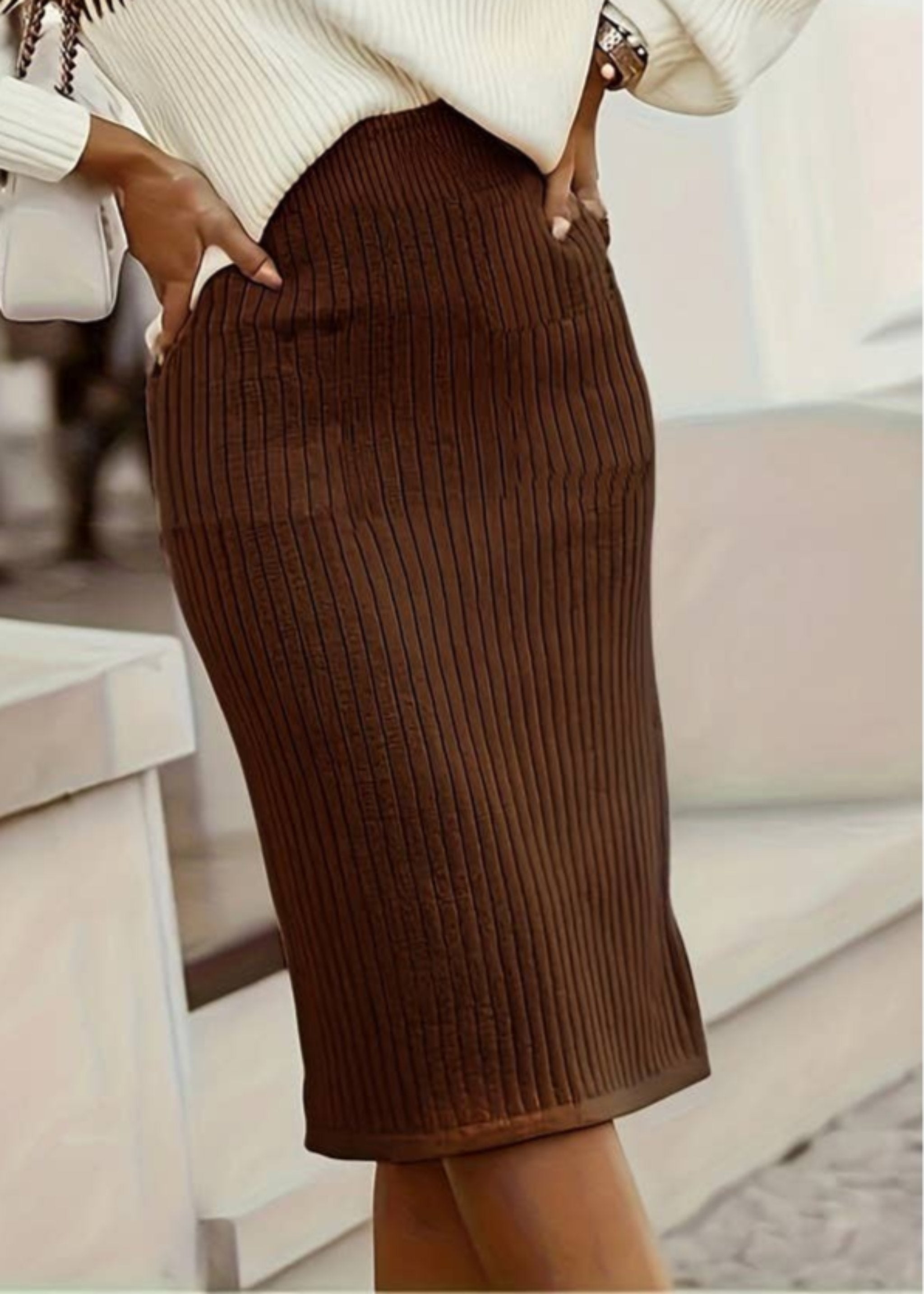 Color Block Skirt
