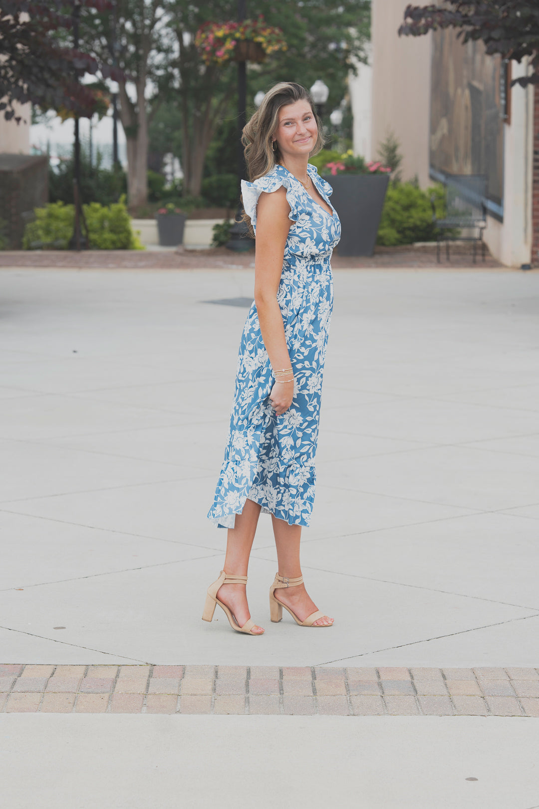 Casual Sleeveless V-Neck Hok Long Dresses Waist Maxi