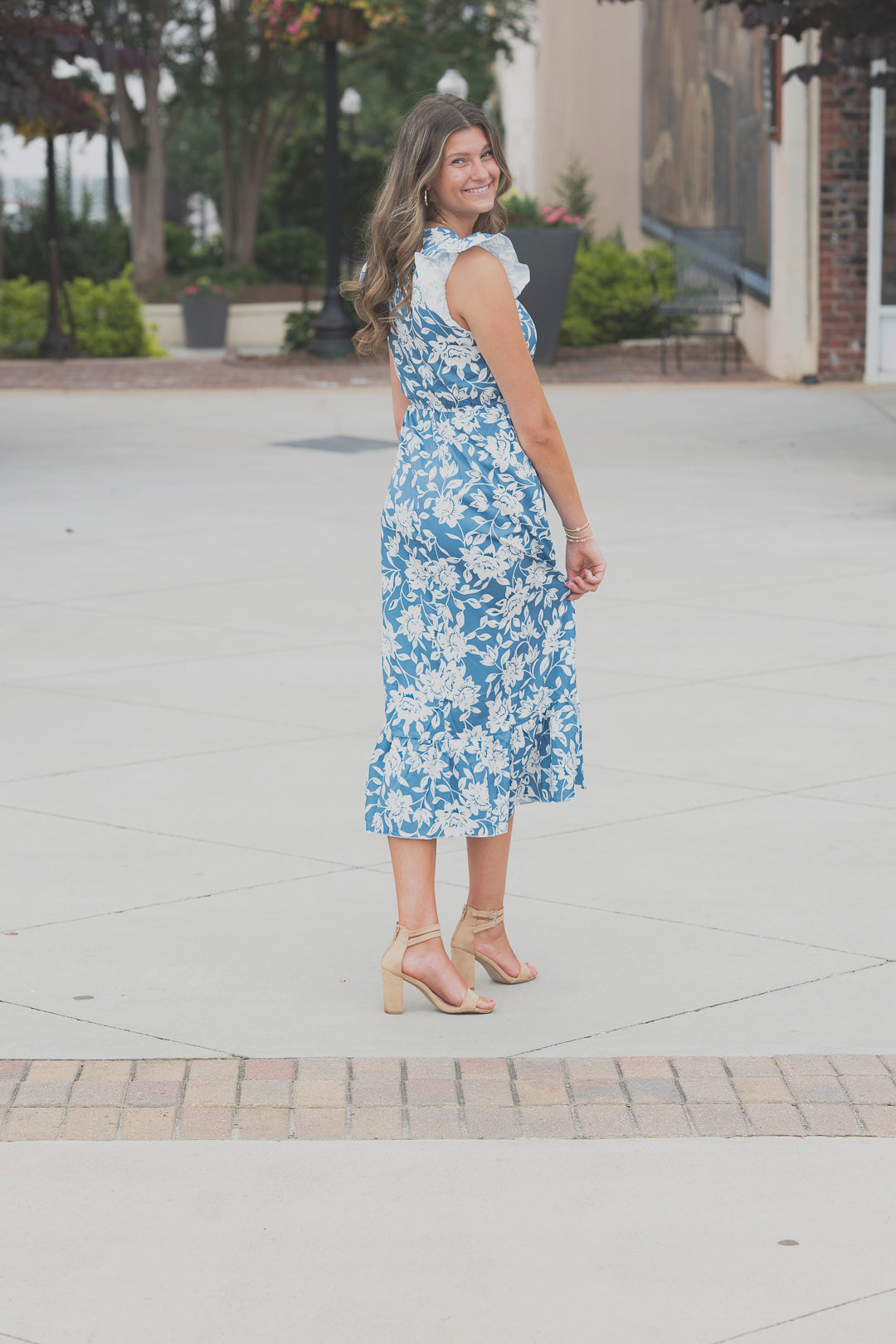 Casual Sleeveless V-Neck Hok Long Dresses Waist Maxi