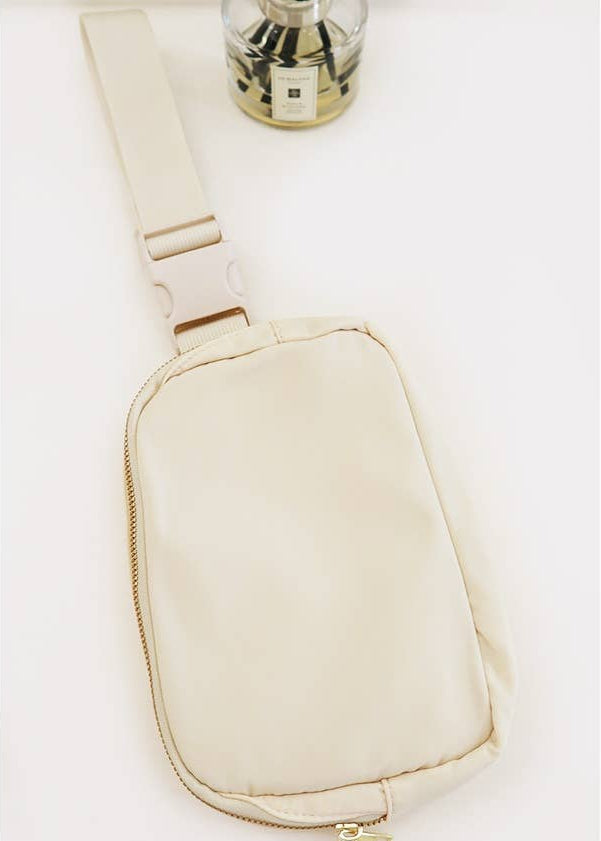 Solid Color Crossbody Bag